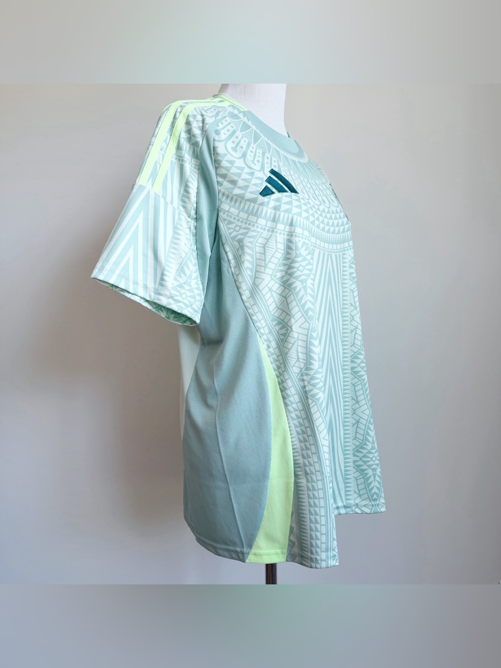 Adidas Mexico 2024 Away Soccer Jersey Mens Large Light Green - Picture 4 of 16